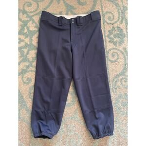 NWOT Mizuno Softball Pants Knickers Navy Blue Women's L